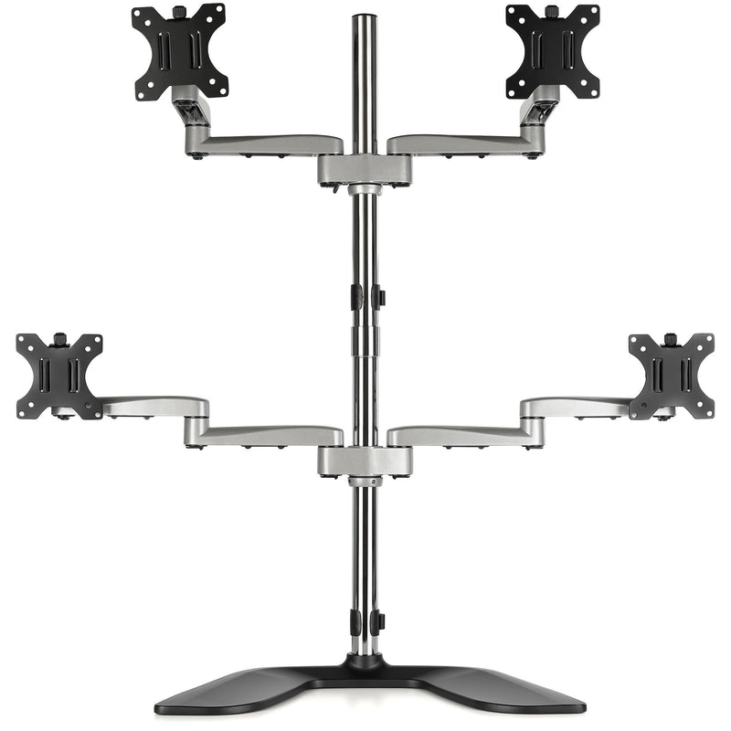 StarTech.com 4 fach Monitorhalter - Beweglich - Stahl & Aluminium
