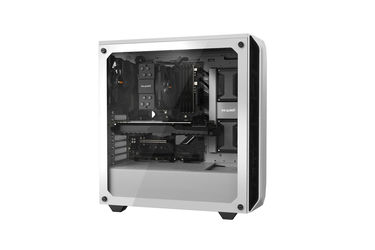 be quiet! BGW35 Computer-Gehäuse Midi Tower Weiß