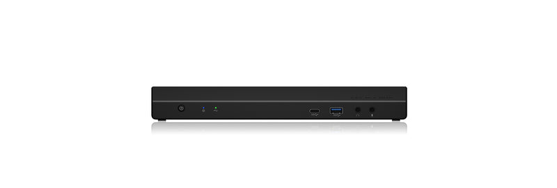 ICY BOX IB-DK2244AC Kabelgebunden USB 3.2 Gen 1 (3.1 Gen 1) Type-C Schwarz