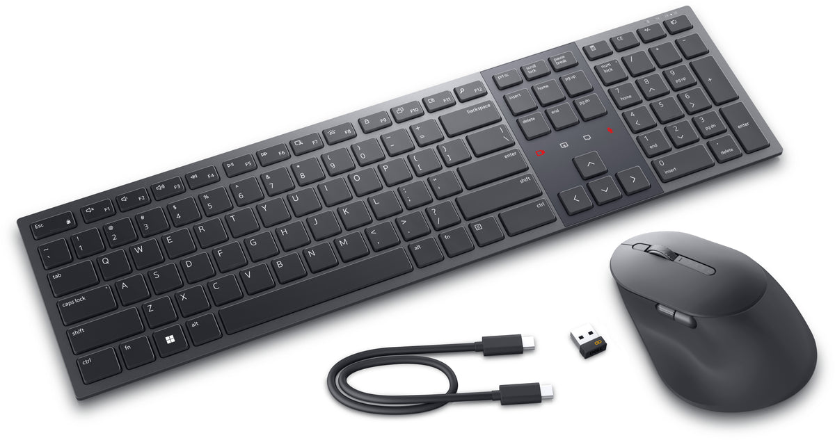 DELL Pro Premium Collaboration-Tastatur und -Maus – KM900 - deutsch (QWERTZ)