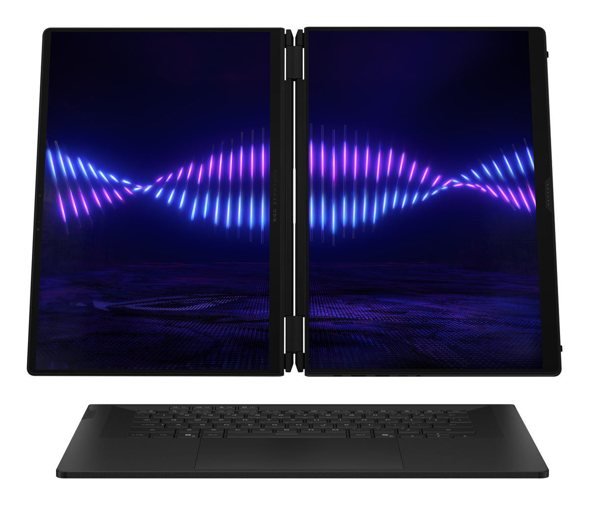 ASUS ROG Zephyrus Duo GX651AX-SR004W Intel Core Ultra 9 386H Hybrid (2-in-1) 40,6 cm (16") Touchscreen 3K 64 GB LPDDR5x-SDRAM 2 TB SSD NVIDIA GeForce RTX 5090 Wi-Fi 7 (802.11be) Windows 11 Home Grau QWERTZ Deutsch