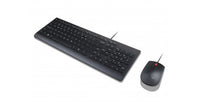 Lenovo 4X30L79910 Tastatur Maus enthalten Universal USB QWERTY Portuguesisch Schwarz