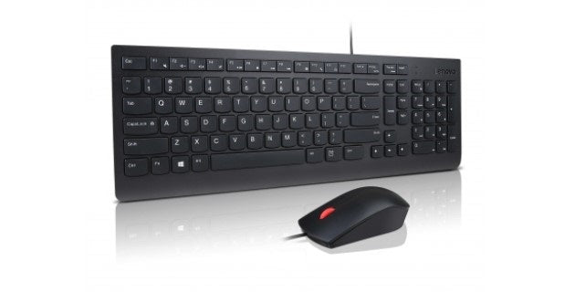 Lenovo 4X30L79910 Tastatur Maus enthalten Universal USB QWERTY Portuguesisch Schwarz