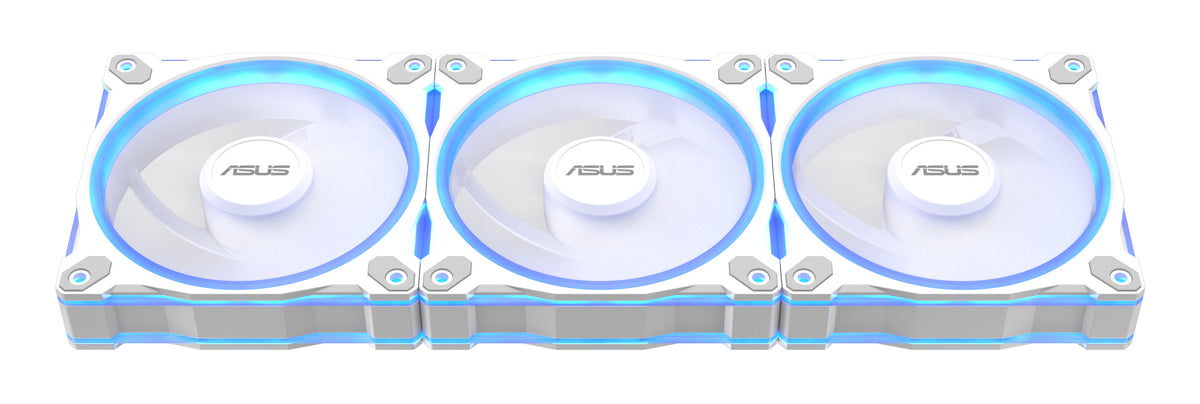 ASUS Prime MR120 Fan ARGB Reverse White 3in1 Computergehäuse Ventilator 12 cm Weiß 3 Stück(e)