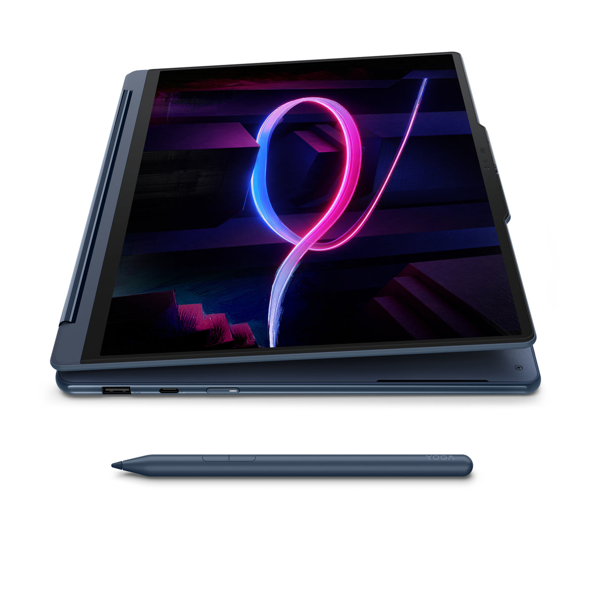 Lenovo Yoga 9 2-in-1 14IPH11 Copilot+ PC Intel Core Ultra 7 355 Hybrid (2-in-1) 35,6 cm (14") Touchscreen 2.8K 32 GB LPDDR5x-SDRAM 1 TB SSD Wi-Fi 7 (802.11be) Windows 11 Home Deutsch Blau