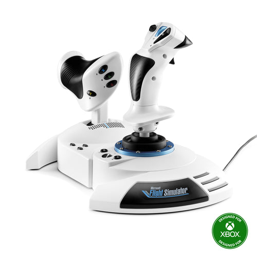 Thrustmaster T.Flight Hotas One Microsoft Flight Simulator Edition Schwarz, Weiß USB Joystick + Motorsteuerungshebel Analog / Digital PC, Xbox One, Xbox One S, Xbox One X