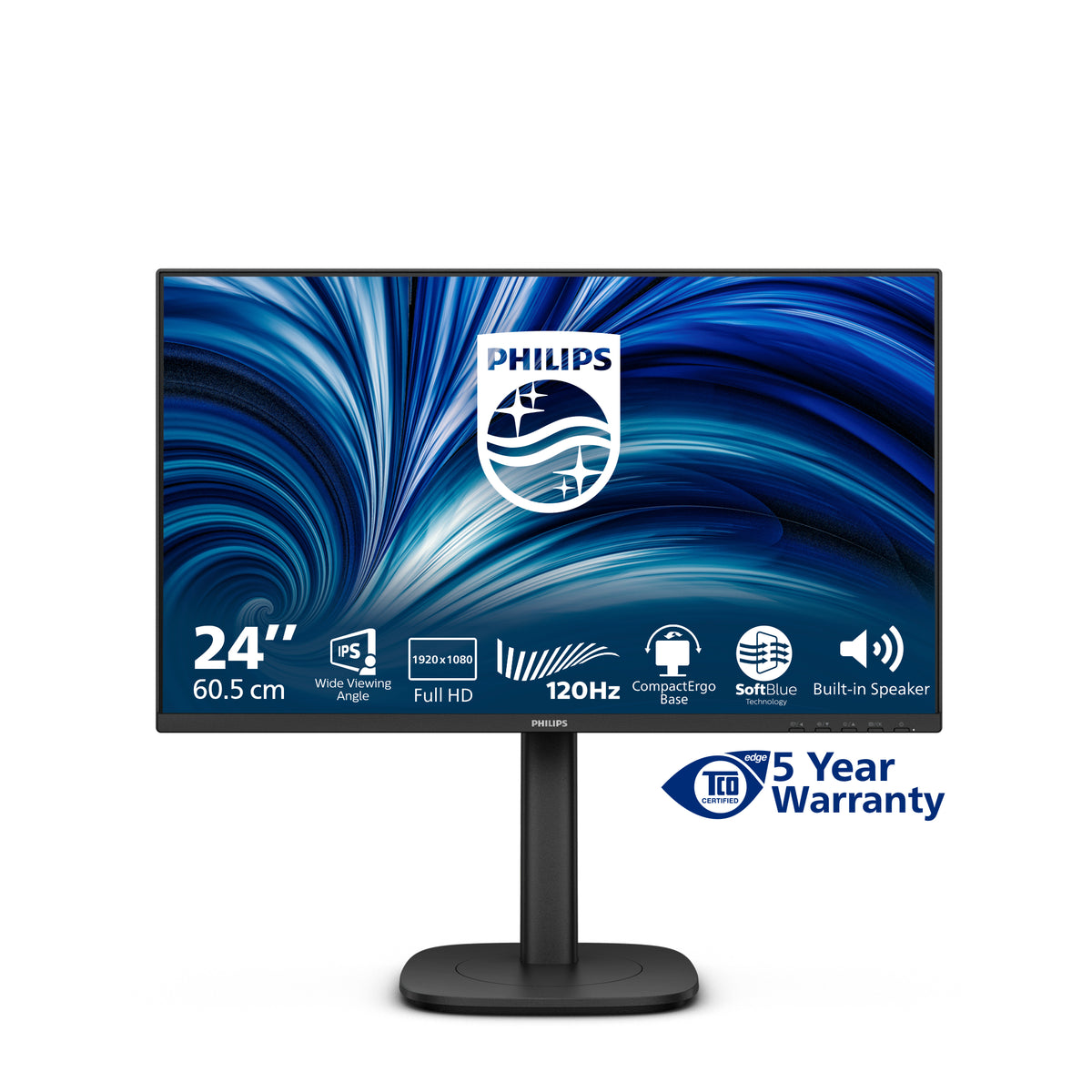 Philips 3000 series 24B2N3200J/00 Computerbildschirm 60,5 cm (23.8") 1920 x 1080 Pixel Full HD LCD Schwarz