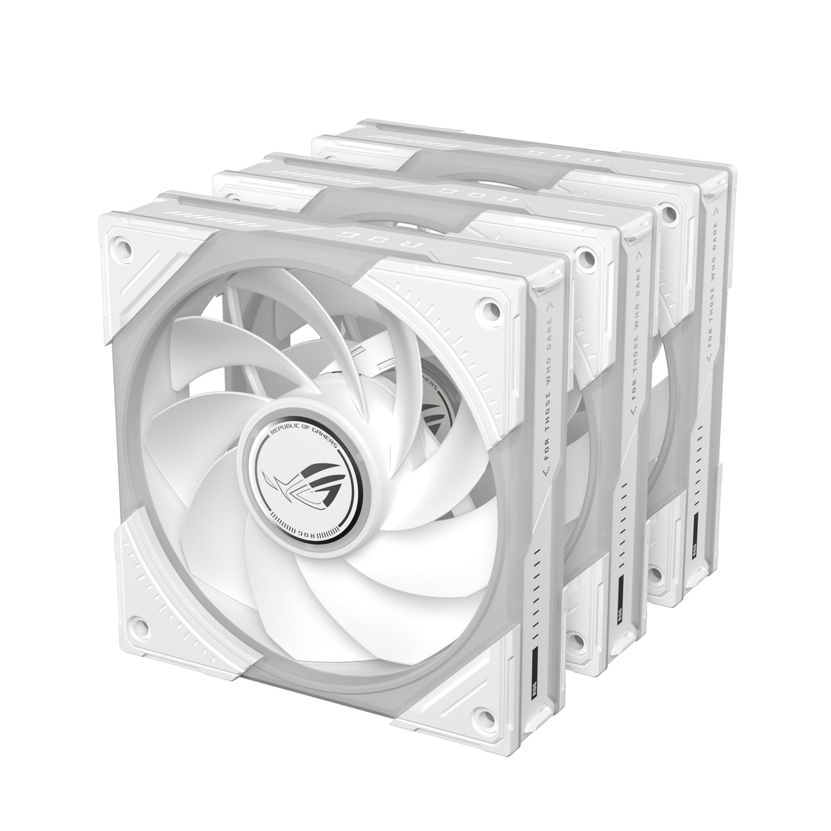 ASUS ROG Eurux GR120 ARGB Reverse Fan White Edition - Triple Pack Computergehäuse Ventilator 12 cm Weiß 3 Stück(e)