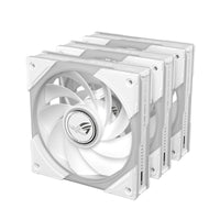 ASUS ROG Eurux GR120 ARGB Reverse Fan White Edition - Triple Pack Computergehäuse Ventilator 12 cm Weiß 3 Stück(e)