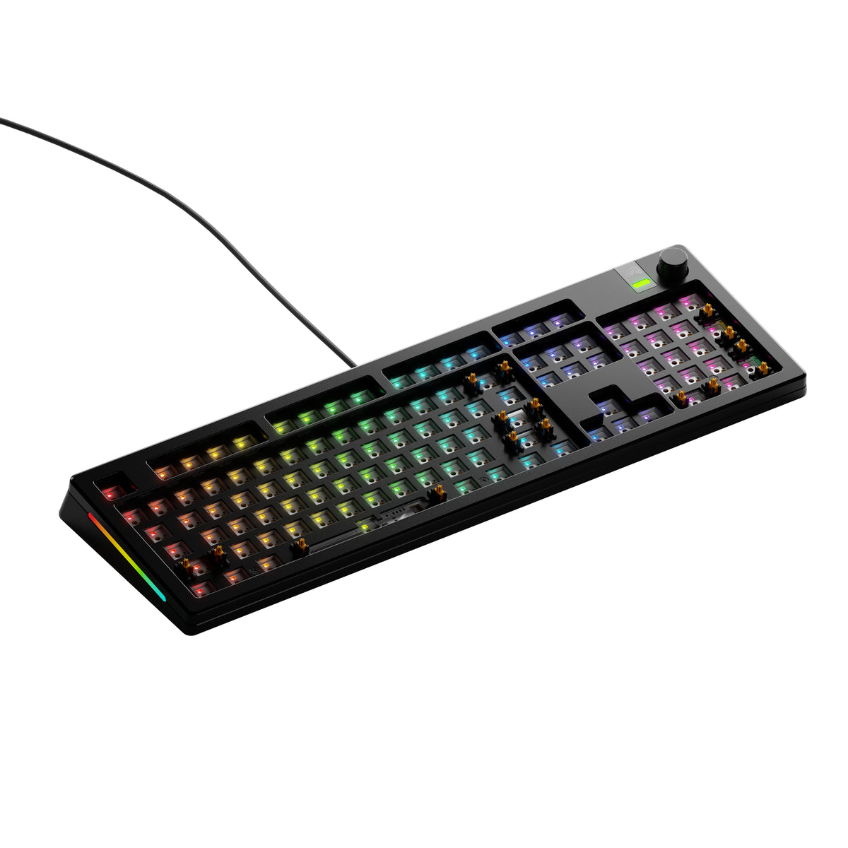 Glorious Gaming GMMK 3 PRO 100% Barebones Tastatur Haus USB Nein Schwarz