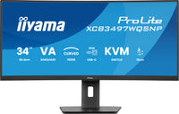 iiyama ProLite XCB3497WQSNP-B1 Computerbildschirm 86,4 cm (34") 3440 x 1440 Pixel UltraWide Quad HD LED Schwarz