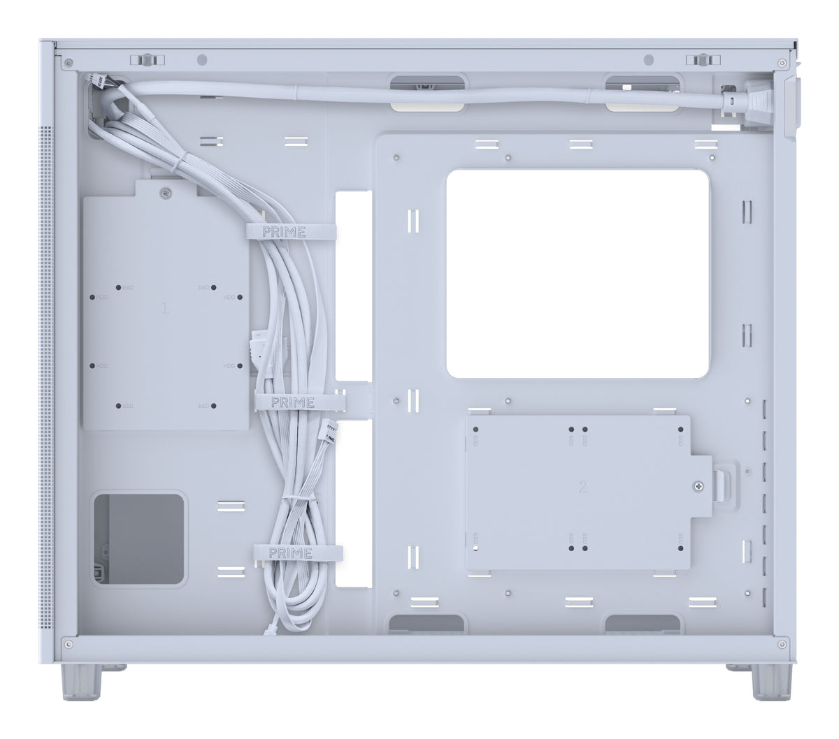 ASUS PRIME AP303 Mesh Midi Tower Weiß