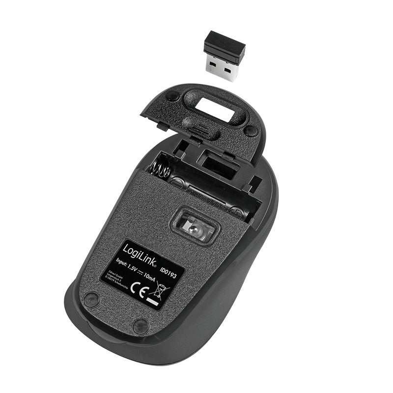 LogiLink ID0193 Maus Büro Rechts RF Wireless Optisch 1600 DPI