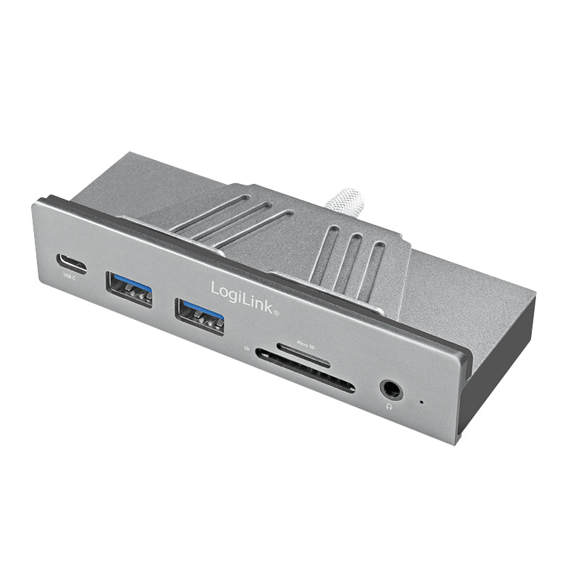 LogiLink UA0347 Laptop Docking Station & Port Replicator USB 3.2 Gen 1 (3.1 Gen 1) Type-C Aluminum