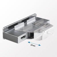 LogiLink UA0347 laptop-dockingstation & portreplikator USB 3.2 Gen 1 (3.1 Gen 1) Type-C Aluminium