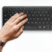 LogiLink ID0188 Tastatur Haus RF Wireless QWERTZ Schwarz