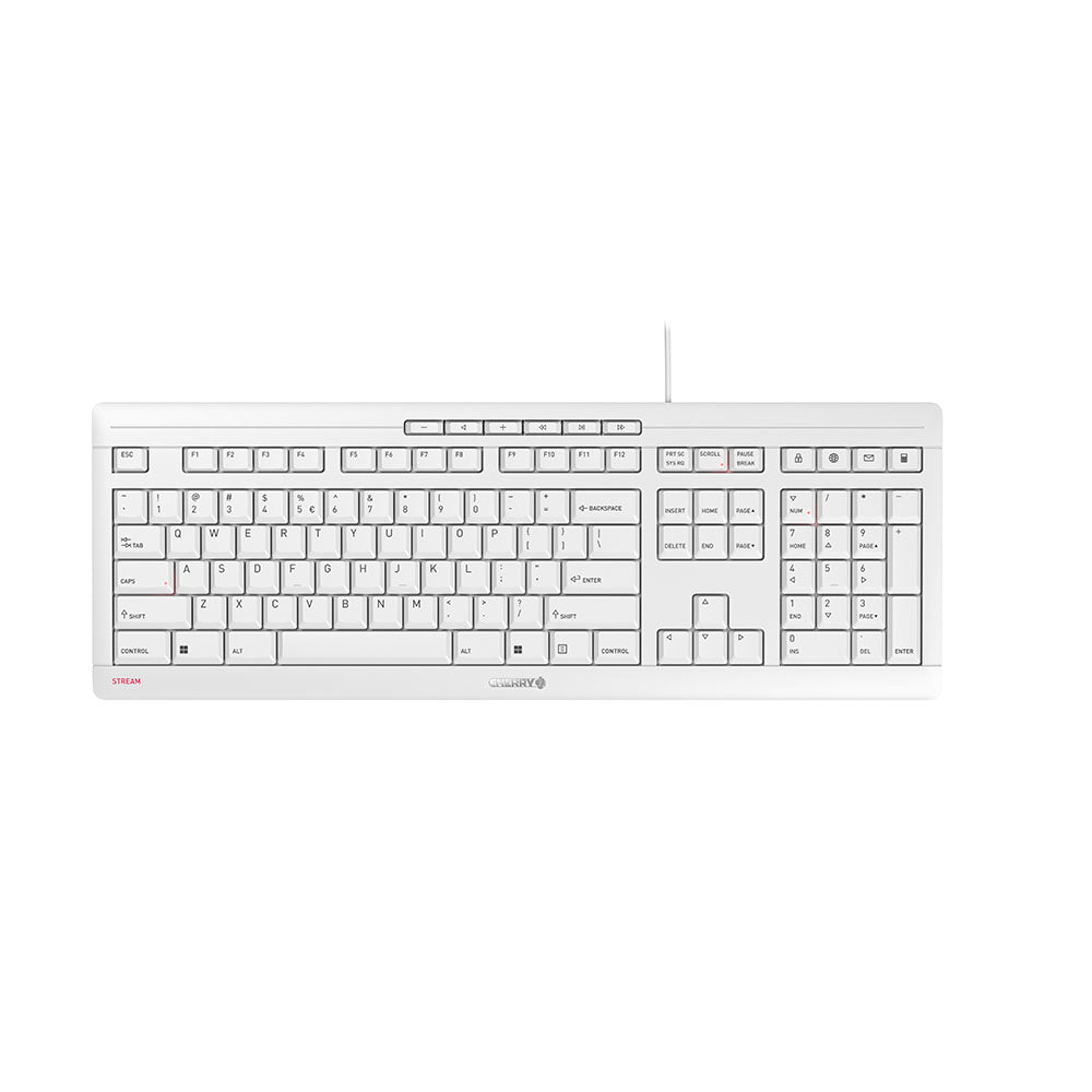 Contour Design STREAM Tastatur Büro USB QWERTY US Englisch Weiß
