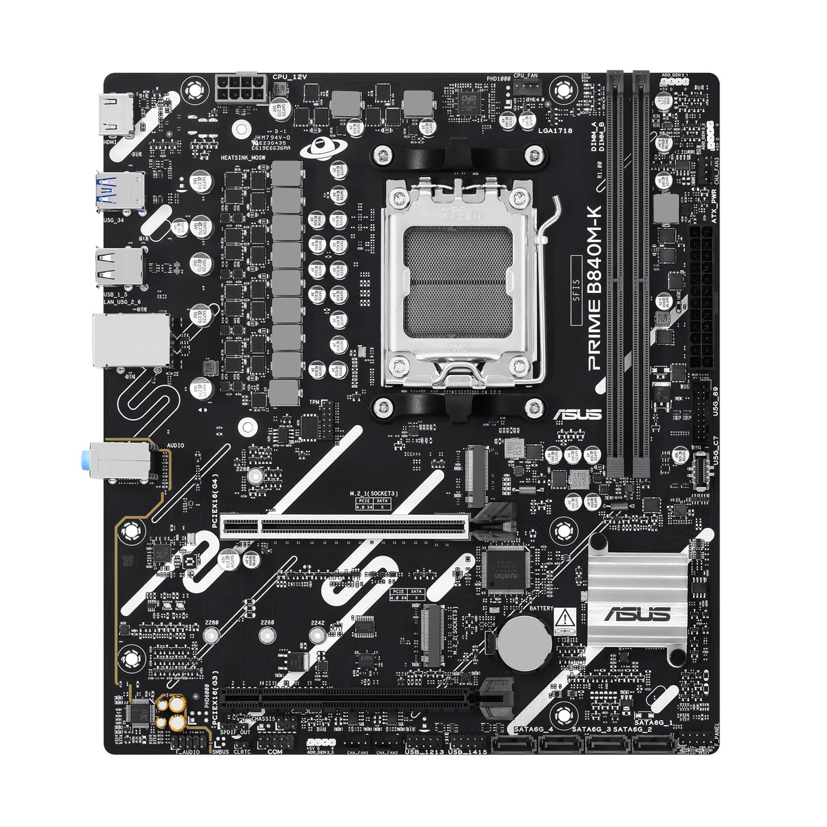 ASUS PRIME B840M-K AMD B840 Sockel AM5 micro ATX
