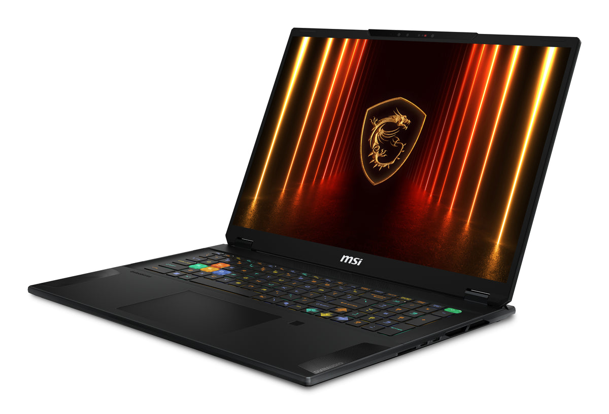 MSI Stealth 18 HX AI A2XWIG-042 Intel Core Ultra 9 275HX Laptop 45,7 cm (18") UHD+ 64 GB DDR5-SDRAM 2 TB SSD NVIDIA GeForce RTX 5080 Wi-Fi 7 (802.11be) Windows 11 Pro Schwarz