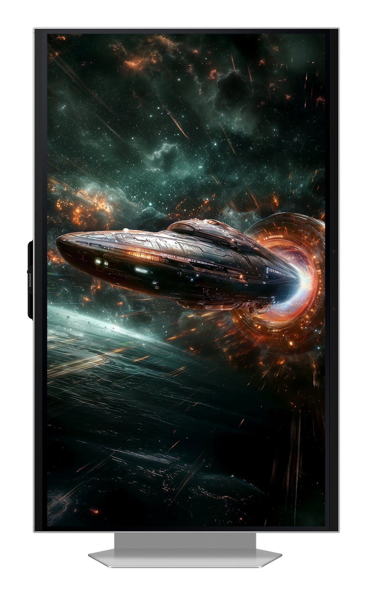 Samsung G90XF Computerbildschirm 68,6 cm (27") 3840 x 2160 Pixel 4K Ultra HD LCD Silber