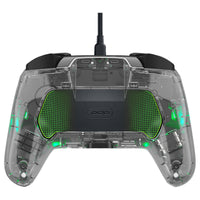 PDP Afterglow Deluxe+ Transparent USB Gamepad Analog / Digital Nintendo Switch, Nintendo Switch OLED