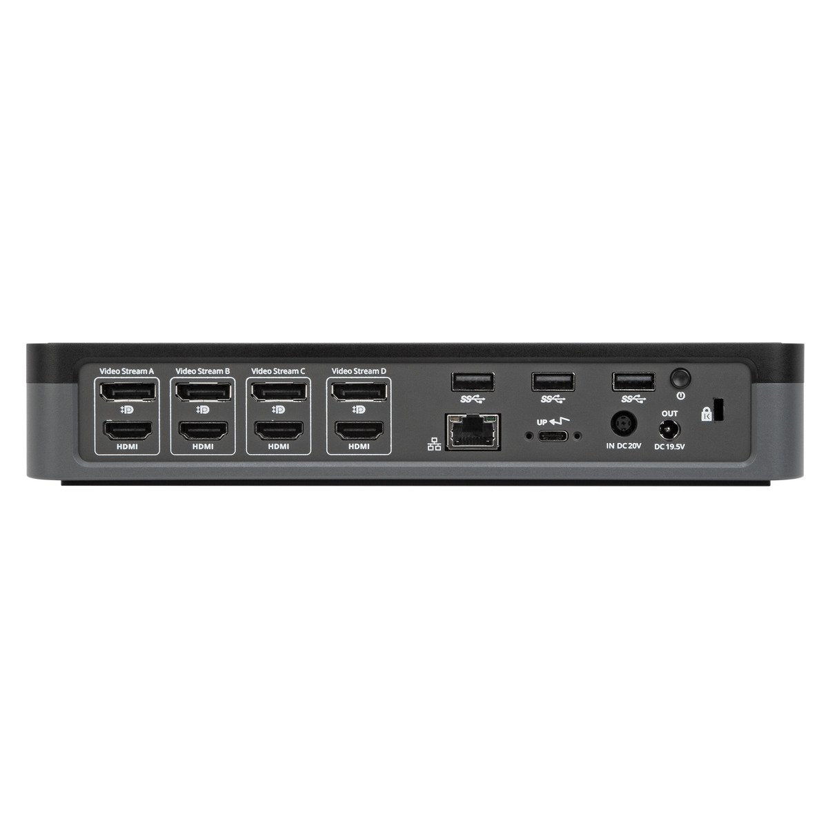 Targus DOCK570EUZ laptop-dockingstation & portreplikator Kabelgebunden Schwarz