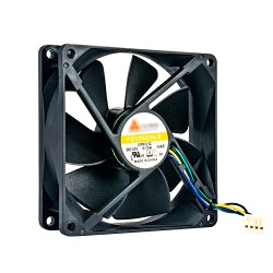 QNAP FAN-9CM-T01 Computerkühlsystem Universal Ventilator 9,2 cm Schwarz