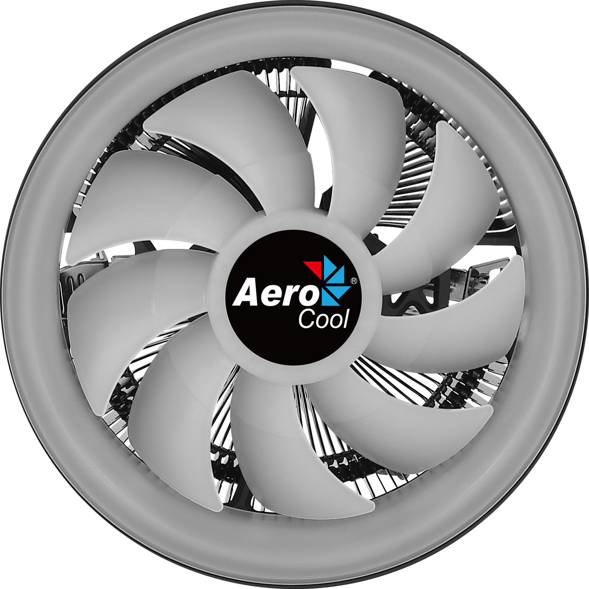 Aerocool Core Plus Prozessor Kühler 13,6 cm Schwarz, Weiß