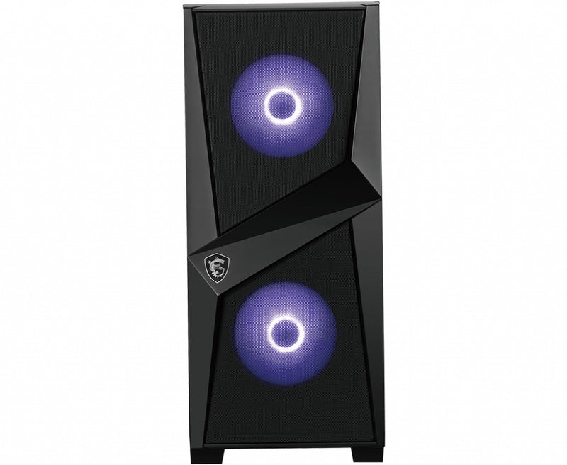 MSI MAG Forge 100M Midi Tower Schwarz, Transparent