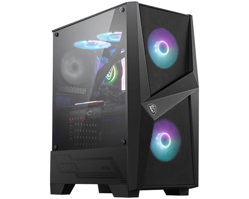 MIDI MSI MAG FORGE 100R | black. window. RGB