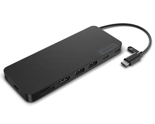 Lenovo 4X11N40212 laptop-dockingstation & portreplikator Kabelgebunden USB 3.2 Gen 1 (3.1 Gen 1) Type-C Schwarz