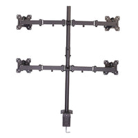 Lindy 40659 Flachbildschirm-Tischhalterung 71,1 cm (28") Tisch/Bank Schwarz