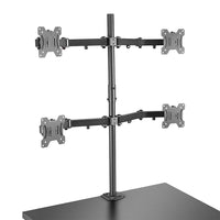 Lindy 40659 Flachbildschirm-Tischhalterung 71,1 cm (28") Tisch/Bank Schwarz
