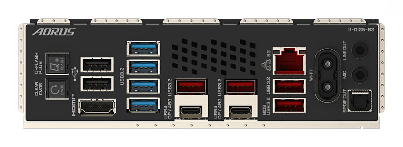 GIGABYTE X870E AORUS MASTER Mainboard - Unterstützt AMD Ryzen 9000 CPUs, 16+2+2 Phasen digitales VRM, bis zu 8600MHz DDR5 (OC), 3xPCIe 5.0 + 1xPCIe 4.0, Wi-Fi 7, 5GbE LAN, USB 4