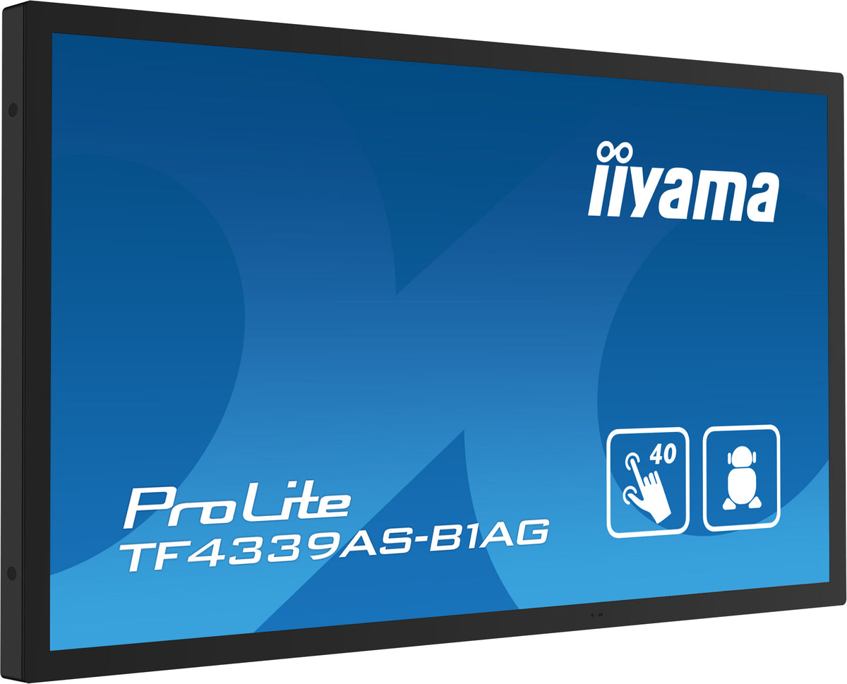 iiyama TF4339AS-B1AG Computerbildschirm 108 cm (42.5") 3840 x 2160 Pixel 4K Ultra HD LED Touchscreen Schwarz