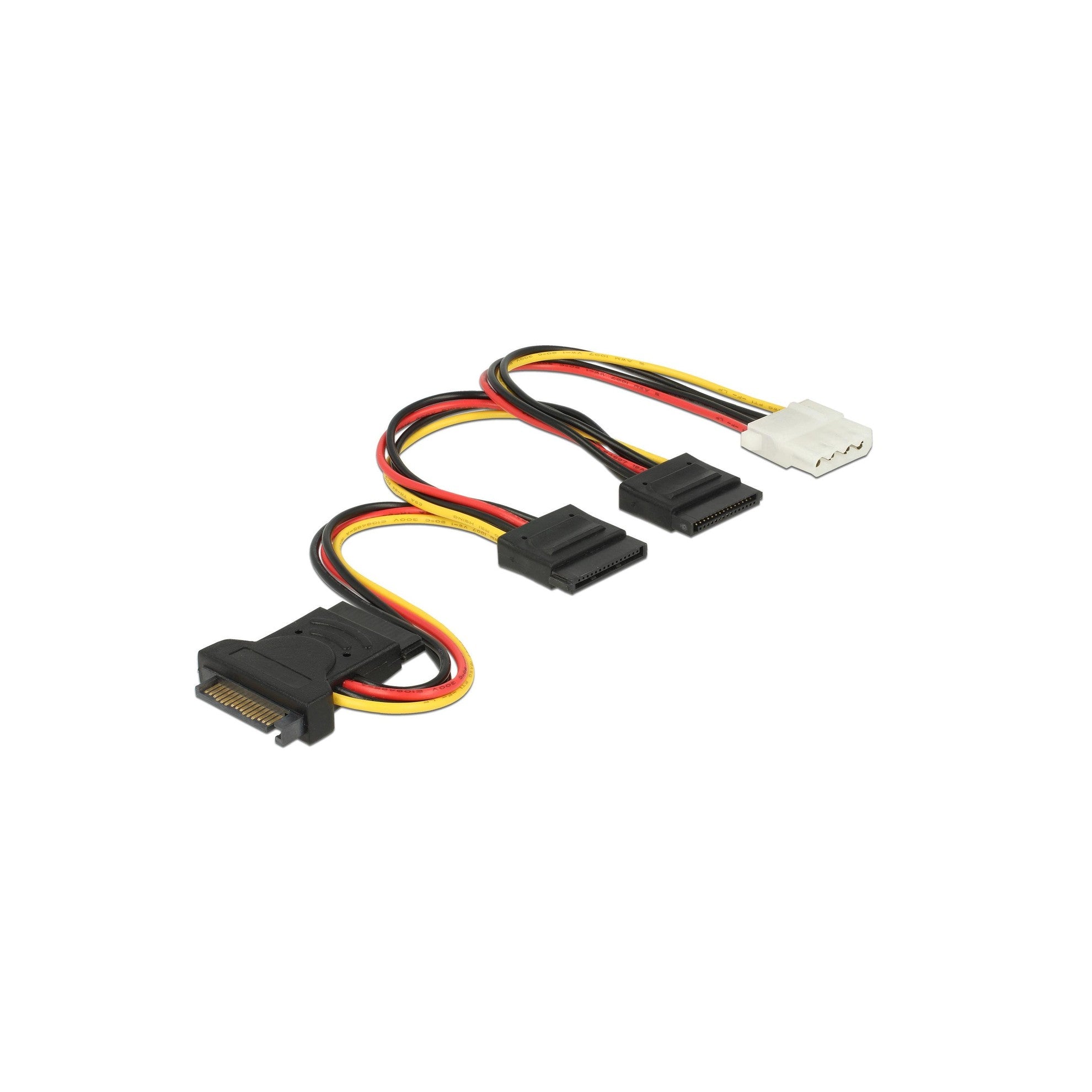 SATA zu 3xSATA & 1xMolex Stromadapter
