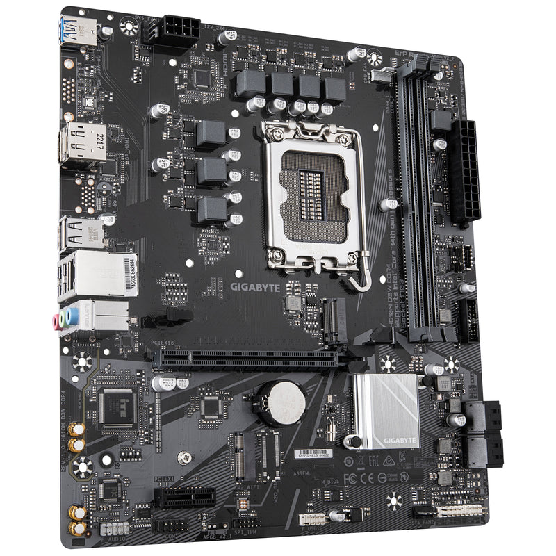 GIGABYTE H610M D3W DDR4 Mainboard - Unterstützt 14. Gen. Intel Core CPUs, 5+1+1 Phasen VRM, bis zu 3200 MHz DDR4, 1xPCIe 3.0 M.2, 1 GbE LAN, USB 3.2 Gen 1