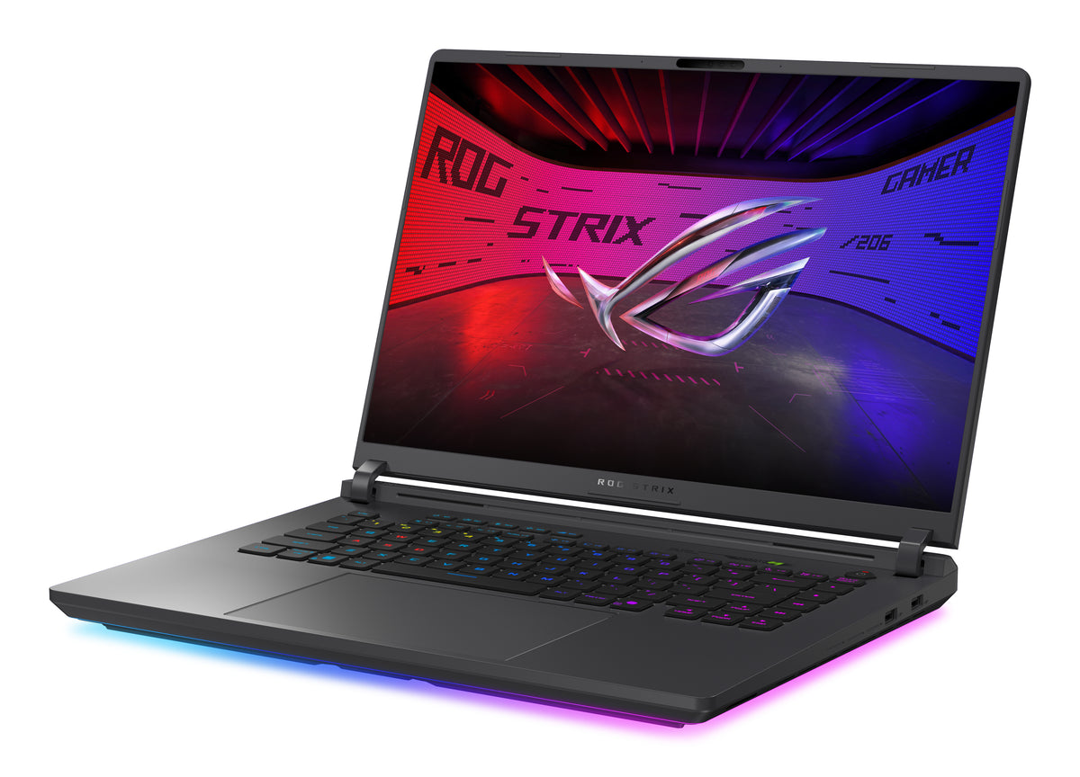 ASUS ROG Strix G16 G615LW-S5116W Intel Core Ultra 9 275HX Laptop 40,6 cm (16") WQXGA 32 GB DDR5-SDRAM 1 TB SSD NVIDIA GeForce RTX 5080 Wi-Fi 7 (802.11be) Windows 11 Home Grün, Grau QWERTZ Deutsch