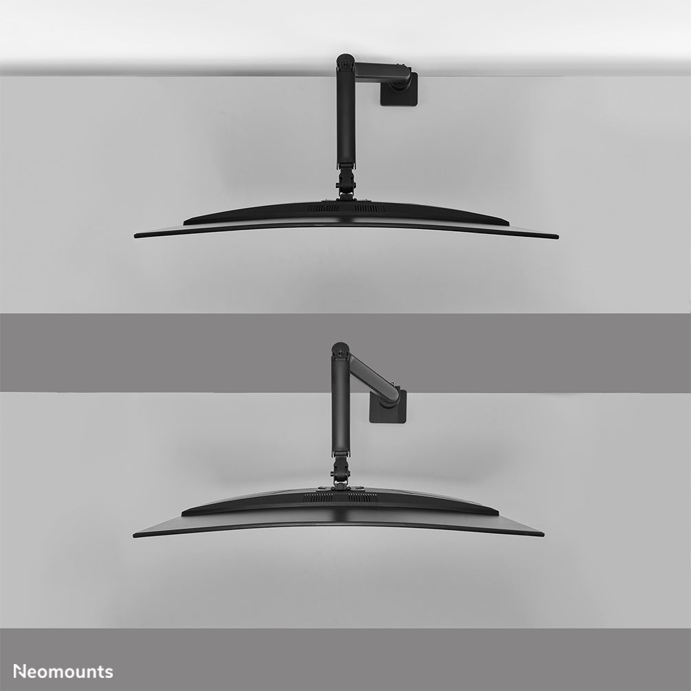 Neomounts DS70PLUS-450BL1 Monitorarm 17-49" - Gasfeder - Topfix - 180°-Stopp