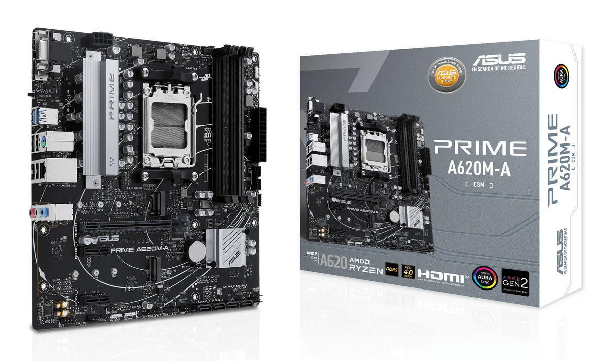 ASUS PRIME A620M-A-CSM AMD A620 Sockel AM5 micro ATX