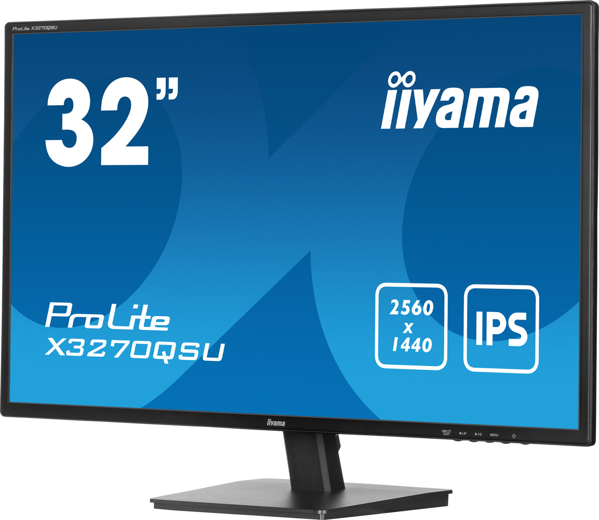 iiyama ProLite X3270QSU-B1 Computerbildschirm 80 cm (31.5") 2560 x 1440 Pixel Wide Quad HD LED Schwarz