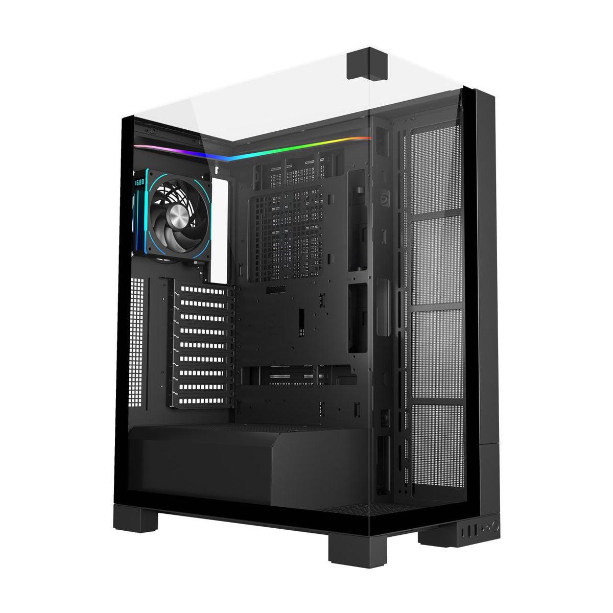 FSP U691-BP Gehäuse Full Tower mITX, mATX, ATX (BTF) Schwarz