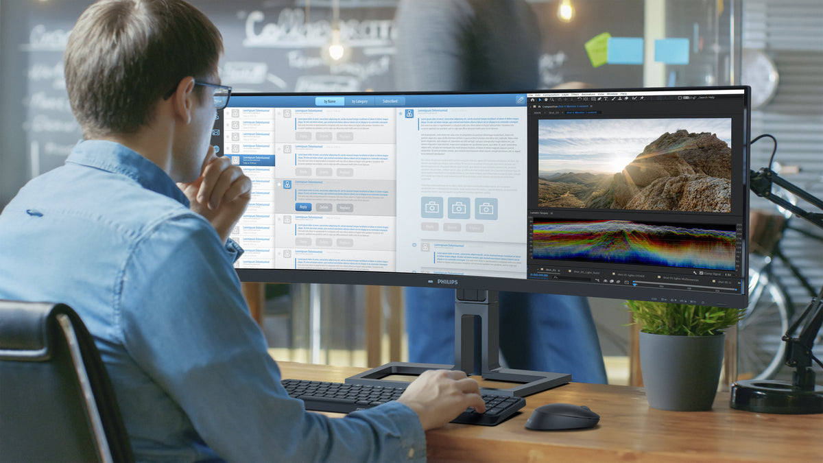 Philips 6000 series 45B1U6900C/00 Computerbildschirm 113 cm (44.5") 5120 x 1440 Pixel UltraWide Dual Quad HD LED Schwarz