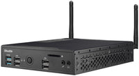 Shuttle XPC slim Barebone DS10U, Celeron 4205U, 1xHDMI, 1xDP, 1x VGA, 2x LAN, 1xCOM, 8x USB, sans ventilateur, fonctionnement continu 24/7