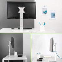 Techly ICA-LCD 260 Flachbildschirm-Tischhalterung 68,6 cm (27") Tisch/Bank Weiß
