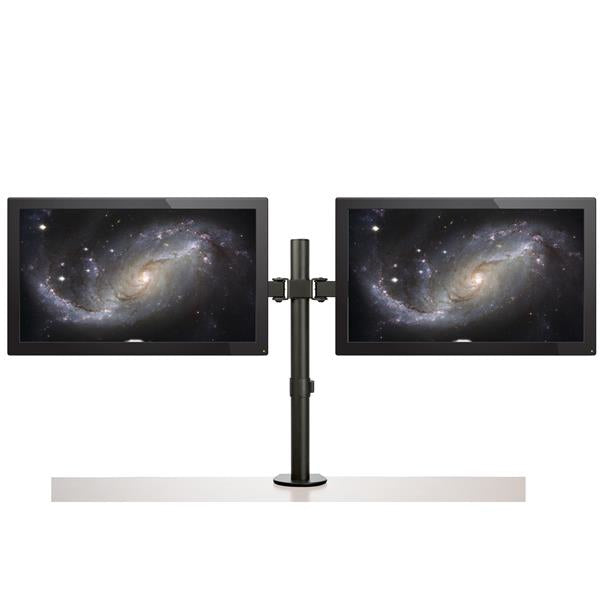 StarTech.com Monitorarm für 2 Monitore mit Schreibtischhalterung - Tischklemme - VESA-Monitorhalterung für bis zu 32-Zoll-Displays - Ergonomischer Gelenkmonitorarm - höhenverstellbar, neigbar, drehbar