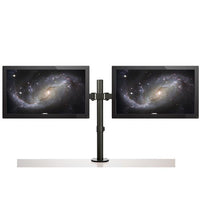 StarTech.com Monitorarm für 2 Monitore mit Schreibtischhalterung - Tischklemme - VESA-Monitorhalterung für bis zu 32-Zoll-Displays - Ergonomischer Gelenkmonitorarm - höhenverstellbar, neigbar, drehbar