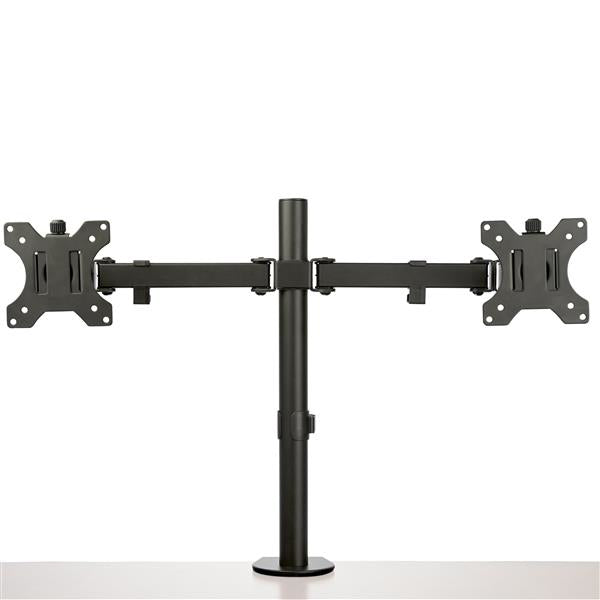 StarTech.com Monitorarm für 2 Monitore mit Schreibtischhalterung - Tischklemme - VESA-Monitorhalterung für bis zu 32-Zoll-Displays - Ergonomischer Gelenkmonitorarm - höhenverstellbar, neigbar, drehbar