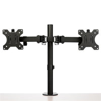 StarTech.com Monitorarm für 2 Monitore mit Schreibtischhalterung - Tischklemme - VESA-Monitorhalterung für bis zu 32-Zoll-Displays - Ergonomischer Gelenkmonitorarm - höhenverstellbar, neigbar, drehbar