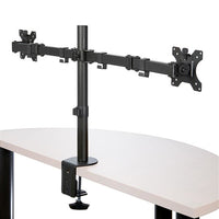 StarTech.com Monitorarm für 2 Monitore mit Schreibtischhalterung - Tischklemme - VESA-Monitorhalterung für bis zu 32-Zoll-Displays - Ergonomischer Gelenkmonitorarm - höhenverstellbar, neigbar, drehbar